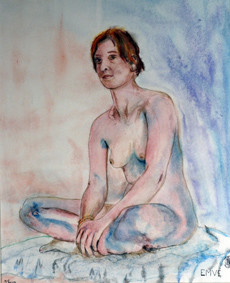 A105-Sereine-Aquarelle: 50x40 (70x50)-500�