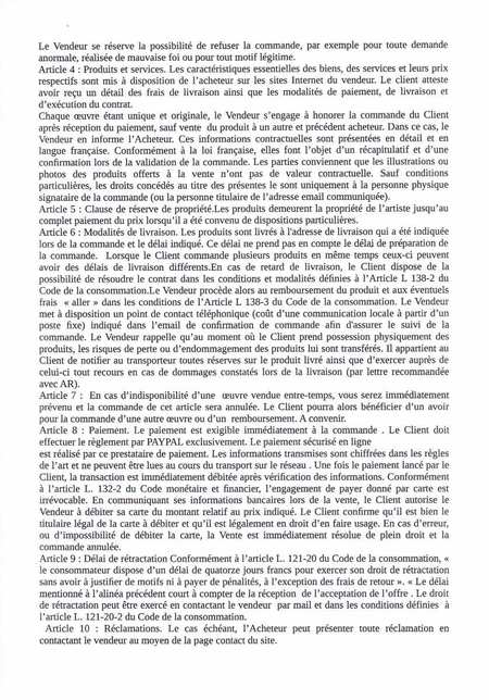 Conditions g&eacute;n&eacute;rales de vente-suite 1