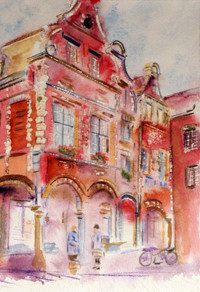 A227-Arras N&deg;2-Aquarelle: 24x18 (40x30)-160�