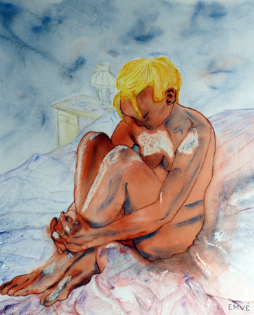 A110-Introspection-Aquarelle: 50x40 (70x50)-500�