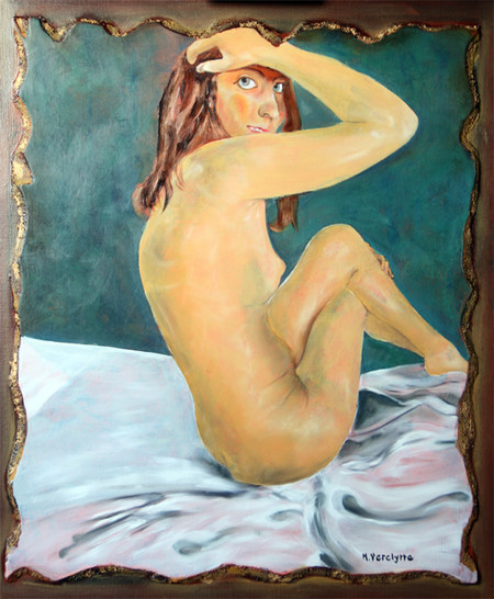 Ref:H393-Nu assis-Huile: 65x54-500�