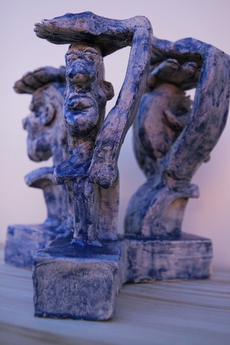 Notre avenir sera t'il bleu?-Gr&egrave;s-30x28x28