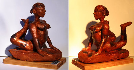 Arabesque-(Terre cuite):21x11