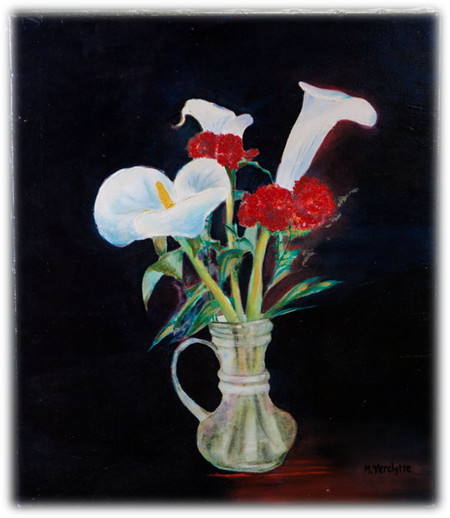 Ref:H028-Arums-Huile: 55x47-300�