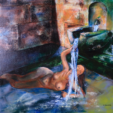 Ref:H320-A la source-Huile:80x80-700�