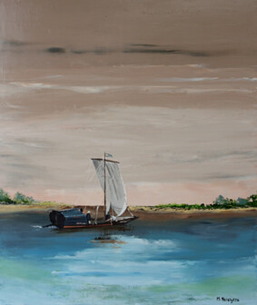 Ref:H459-Loire-12-Huile sur toile:55x46-400�