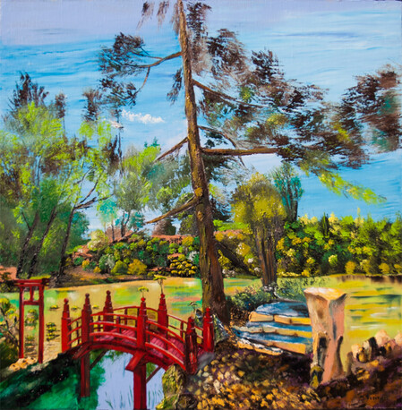 Ref:H473-Maul&eacute;vrier-2-Huile sur toile:80x80-600�