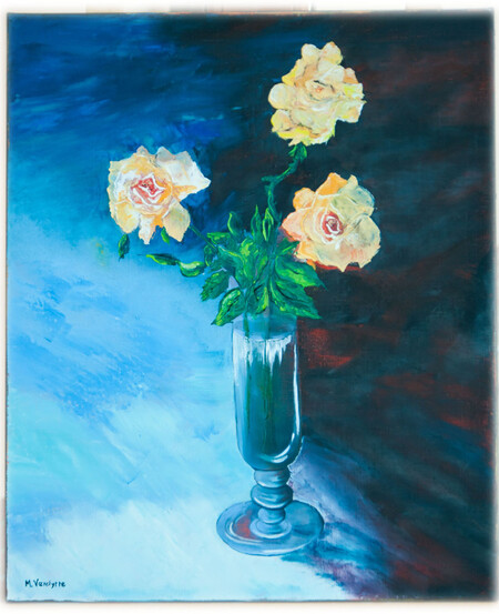 Ref:H483-Fleurs-7-Huile:65x54-400�